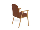 Chaise-accoudoirs-Calvin-tissu-basel-terracotta-pieds-chene-back-side-Actona