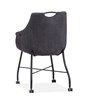 Chaise-accoudoirs-Promise-tissu-Luxor-anthracite-back-Maxfurn