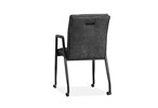 Chaise-accoudoirs-Tyrza-tissu-Luxor-anthracite-roulettes-back-Maxfurn