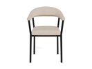 Chaise-accoudoirs-Vivi-tissu-sable-front-Actona
