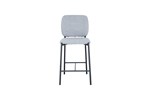 Chaise-bar-5650-2-gris-clair-Sophia-front-Rousseau