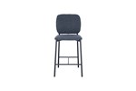 Chaise-bar-5650-3-gris-fonce-Sophia-front-Rousseau