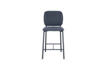 Chaise-bar-5650-3-gris-fonce-Sophia-front-Rousseau