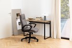 Chaise-burea-Brad-99597-tissu-light-grey-brown-ambi-Actona