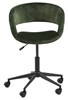 Chaise-bureau-Grace-85303-tissu-vic-forest-green-68AC-pied-metal-noir-roulettes-02-Actona