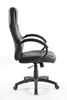 Chaise-bureau-Pilot-simili-cuir-noir-gris-side-A.L.kids