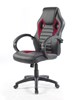 Chaise-bureau-Pilot-simili-cuir-noir-rouge-droit-A.L.kids