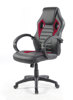 Chaise-bureau-Pilot-simili-cuir-noir-rouge-droit-A.L.kids