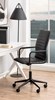 Chaise-bureau-Winslow-66195-simili cuir-noir-pied-metal-noir-roulettes-Ambi-Actona