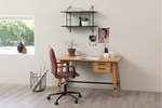 Chaise-bureau-Winslow63762-simili cuir-brandy-pied-metal-noir-roulettes-Ambi-Actona