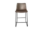 Chaise-comptoir-Mancia-ployster-brun-pieds-metal-3-Rousseau