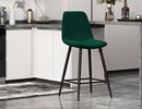 Chaise-de-bar-Boy-5545-1-velours-vert-pieds-noirs-03-Rousseau