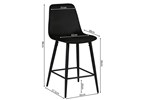 Chaise-de-bar-Boy-5545-2-velours-noir-pieds-noirs-02-Rousseau