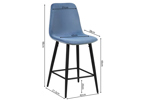 Chaise-de-bar-Boy-5545-6-velours-bleu-clair-pieds-noirs-02-Rousseau