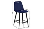 Chaise-de-bar-Boy-5545-7-velours-bleu-fonce-pieds-noirs-03-Rousseau