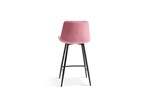 Chaise-de-bar-Juta-5540-velours-rose-back-Rousseau