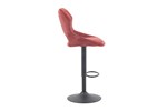 Chaise-de-bar-pivotante-Mori-5660-5-tissu-rouge-02-Rousseau