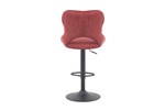 Chaise-de-bar-pivotante-Mori-5660-5-tissu-rouge-04-Rousseau