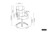Chaise-de-bureau-9725-4-simili-cuir-taupe-Rousseau-2