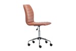 Chaise-de-bureau-Trendy-simili-cuir-caramel-side-AL-Kids