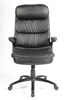 Chaise-de-bureau-Wave-simili-cuir-noir-front-AL-Kids