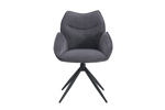 Chaise-pivotante-9215-3-gris-fonce-Mahi-front-Rousseau