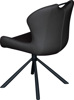 Chaise-pivotante-Ensor-cuir-Firenze-Black-back-Comodi-living