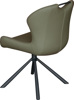 Chaise-pivotante-Ensor-cuir-Firenze-Green-back-Comodi-living