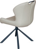 Chaise-pivotante-Ensor-cuir-Firenze-Ivory-back-Comodi-living