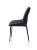 Chaise-poignee-Remon-tissu-noir-karese-anthracite-pieds-noir-36683ANT-side-Habufa