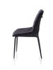 Chaise-poignee-Remon-tissu-noir-karese-anthracite-pieds-noir-36683ANT-side-Habufa