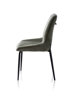 Chaise-poignee-Remon-tissu-vert-karese-olive-pieds-noir-36683OLI-side-Habufa