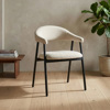 Chaises-Leyla-Beige-pieds-Black-FLAIR
