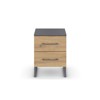 Chevet-2 tiroirs-Butte-6B27-Artisan oak-Metallic grey-02-Rauch