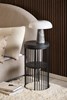 Chevet-Strington-108050-Ø35cm-melamine-matt-black-rough-powder-coated-Actona-04