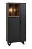 Colonne-Veneto-KB6R-melamine-elegant-black-old-teak-K717-02-Meubar
