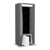 Colonne-vitrine-Tiago-laque-brillant-blanc-gris-19SA3910-70cm-ouvert-Sciae