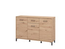 Commode-3-portes-Vienne-decor-chene-artisan-side-Forma-Ideale