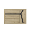 Commode-3-tiroirs-1-porte-Alana-1H6A160-chene-artisan-front-Gautier
