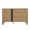 Commode-3-tiroirs-1-porte-Rivoli-chene-artisan-1H3F160-01-Gautier