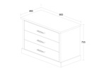 Commode-3-tiroirs-Ella-decor-bois-chene-90cm-dessin-Oosterlynck