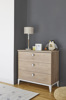 Commode-3-tiroirs-Marcel-decor-chene-blond-blanc-ambi-Gautier