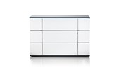 Commode-3-tiroirs-Urbino-decor-gris-blanc-120cm-front-Albea-Mobili