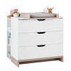 Commode-3-tiroirs-plan-a-langer-bibliothèque-Lilo-decor-blanc-pieds-bois-95cm-P1Z.160-P1Z.611-PE1.3