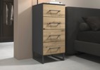Commode-4 tiroirs-Butte-6B20-Artisan oak-Metallic grey-04-Rauch