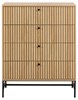 Commode-4portes-Albany-023619-oak-rough-melamine-base-matt-black-02-Actona