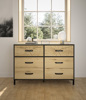 Commode-6-tiroirs-Armor-E13076-decor-bois-noir-125cm-02-Diagone-Gautier