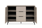 Commode-Arona-01B-2-portes-3-tiroirs-capuccino-noir-front-01-Finori