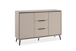 Commode-Arona-01B-2-portes-3-tiroirs-capuccino-noir-persp-Finori