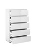 Commode-Capetown-03A-131,5cm-front-blanc-5-tiroirs-3-Finori